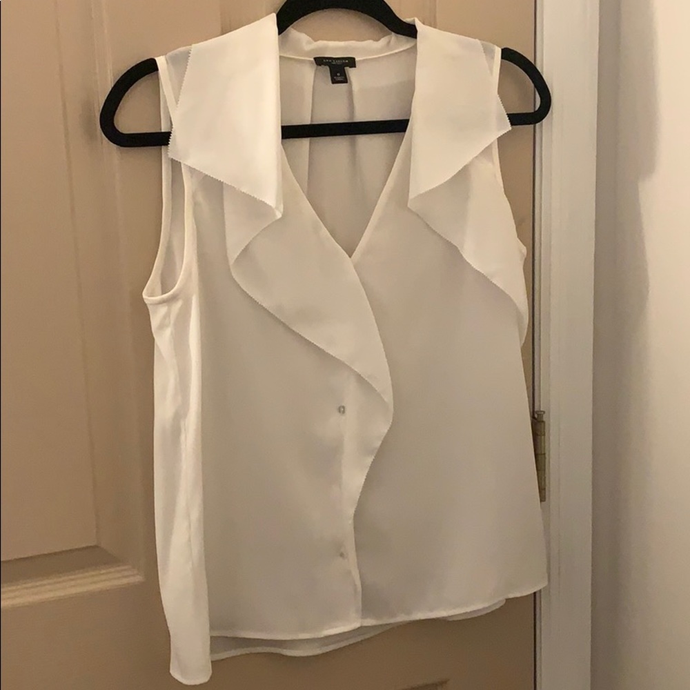 Ann Taylor white blouse